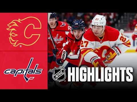 Flames vs. Capitals | NHL Highlights | March 09, 2026