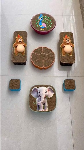 🦄OMG🐞Relaxing Sand Cup Cake Making 🐝 फोड़ने का आनंद 🐸 ASMR #viralshorts #youtube #viral #asmr