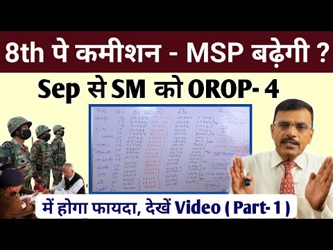 MSP बढ़ेगी,Sep से SM तक orop4 में होगा बड़ा फायदा देखें Board पर वीडियो,