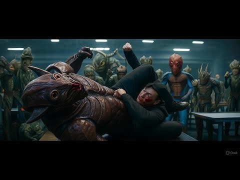 🐒 Deathworlder Cadet vs Alien Warrior | The Mess Hall Fight That Became Academy Legend