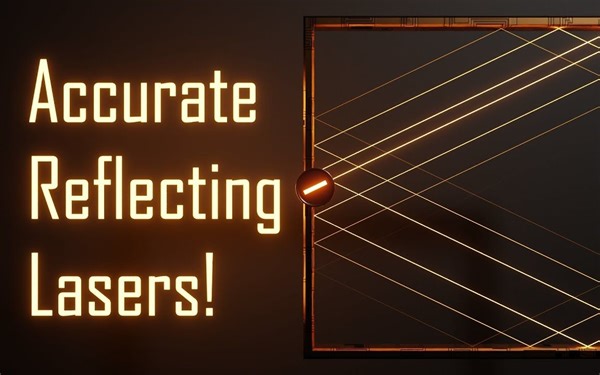 Blender: Make Accurately Reflecting Lasers with Geometry Nodes 用几何节点制作精准的激光反射