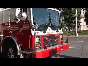 FDNY ENGINE 54, 3, 23, 39, 40, 8, LADDER 2, 4, 16, 25, TOWER LADDER 21, 35, BATTALION 8. 9, 10, 11.