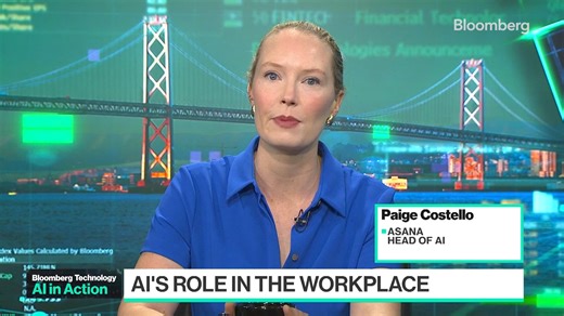 Asana's Paige Costello details the rise of AI usage in the workplace and concerns emerging from employees and businesses https://trib.al/fnnykg0 | Bloomberg Television | Facebook