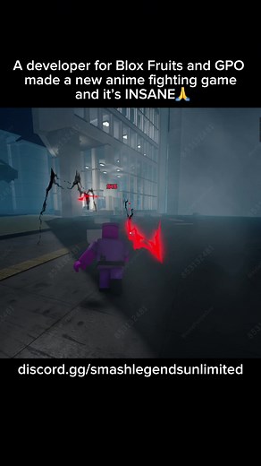Game name is Smash Legends Unlimited and it comes out soon! #roblox #foryou #purpleguy_roblox #anime #smashlegendsunlimited