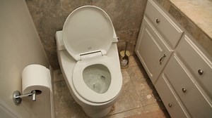 Overhead Of Toilet Flushing Water Spinning Stock Footage SBV-334089995 - Storyblocks