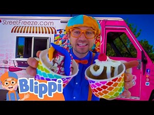 Blippi Visits an Ice Cream Truck | Learn To Count - Simple Maths for Kids | Educational Videos