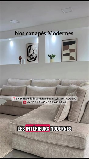 Découvrez notre collection de canapés modernes, élégants et ultra confortables 🛋️✨ Du style minimaliste au plus chic, chaque modèle est pensé pour apporter du cachet, du confort et une vraie touche de luxe à votre intérieur 🤍🏡 ✨ Design tendance 🛋️ Confort absolu 🤍 Finitions élégantes Le plus dur ? Choisir votre préféré 😍👇 📍29 avenue de la division Leclerc,Sarcelles,95200 ☎️ 06 95 89 73 45 / 07 83 49 82 47 💸 Paiement en plusieurs fois disponible 🌐https://malexinterieur.com 🚚 Livraison 