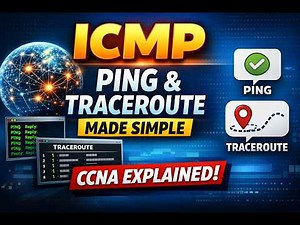 ICMP Explained for Beginners | Ping & Traceroute Made Simple