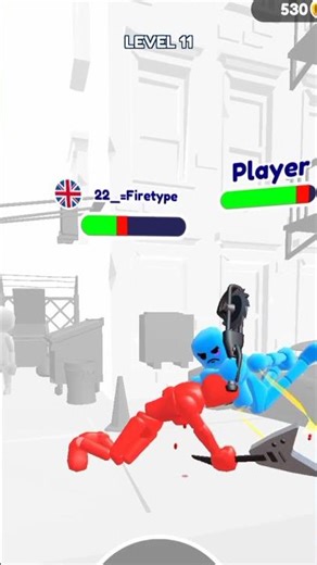 Boxing Game Level 11 Funny Fight 😂:#shorts #gaming #stickman #boxing #funnygame