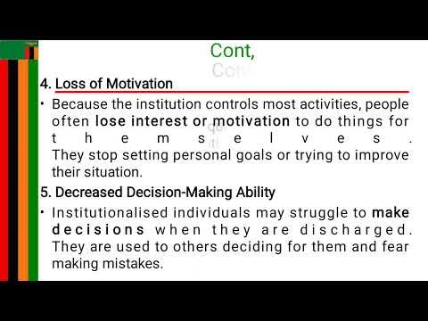 Institutionalization