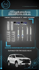Bring your Isuzu MUX to new heights with the Superior Engineering...