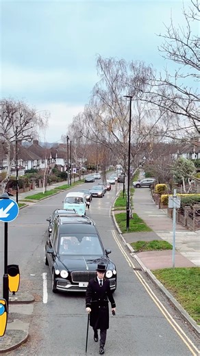 A farewell for a much-loved gentleman whose passion for cars made a truly memorable impact on his funeral, marked by a cortege of fabulous vehicles including a vintage VW Camper, Mercedes, Porsche, Maserati and more - perfectly fitting. | W. Uden & Sons Family Funeral Directors