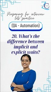 Day 20 | Java Selenium Interview QA | Implicit vs Explicit Waits in Selenium | Zing Coders