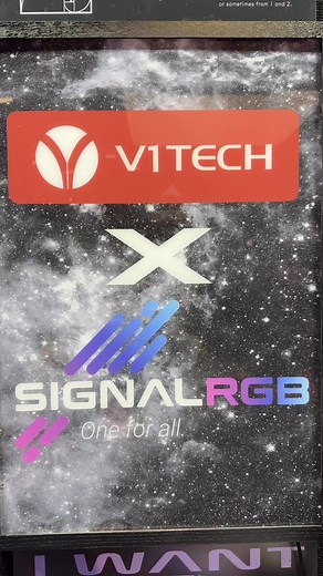 1K views | If you’re at TwitchCon come checkout the latest V1Tech RGB frames fully synced up with SignalRGB! #rgblights #rgbsetup #rgbpc #rgbkeyboard #v1tech #signalrgb #pcsetup #pcmr #pcgaming | SignalRGB | Facebook
