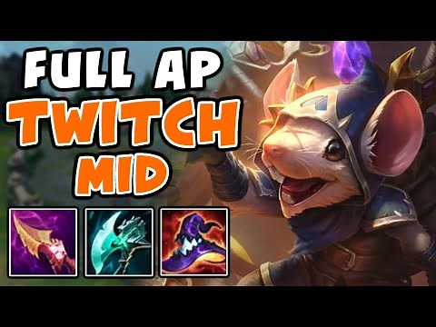 This is how to AP Twitch Mid | 300% AP Ratio | 10.24 - League of Legends