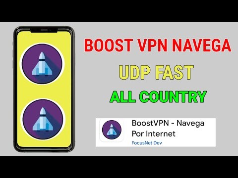 How to setup Boost VPN Navega with fast udp settings for secure browsing