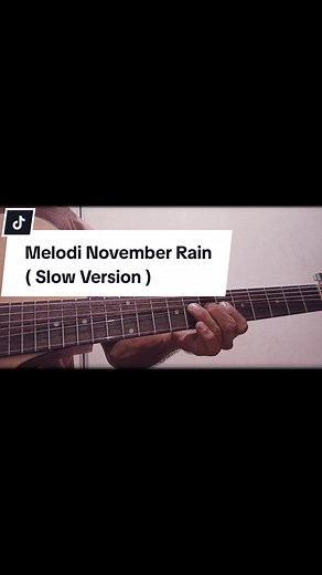 Melodi November Rain - Slow Version Tutorial