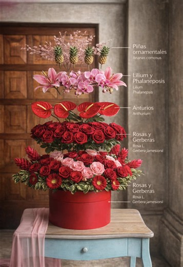 ¿Y si las flores pudieran contar su propia historia? (Lima 🇵🇪 | Bordeaux 🇫🇷) Un diseño de autor que une lo tropical, lo romántico y lo contemporáneo en una composición intensa y sensorial. 🔘 Info | Catálogo (Link Bio.) Reserva tu próximo Arreglo Privat® vía WhatsApp. *Arreglo floral real. *Video generado en IA. #FloreríaDeAutor #ArteFloral #DiseñoFloral #FloresDeLujo