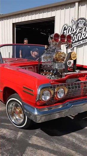 Sexxy Red Is Getting A Little Tune-Up 💅#lowrider #gasmonkeygarage #richardrawlings