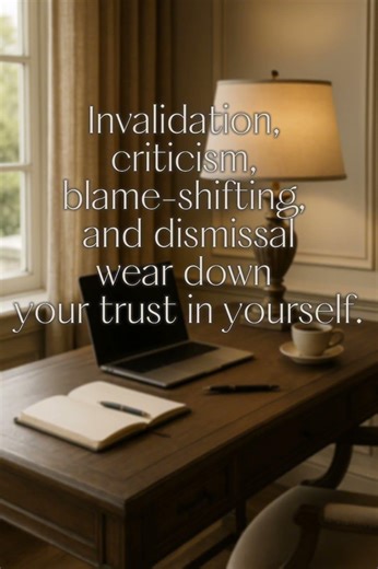 When one relationship erodes your self-trust while others don’t, it’s not random.