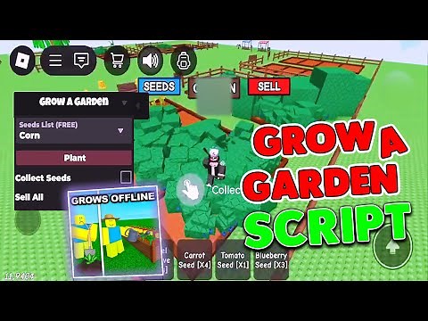 Grow a Garden Script - (Auto Plant, Collect Seeds, Sell All)