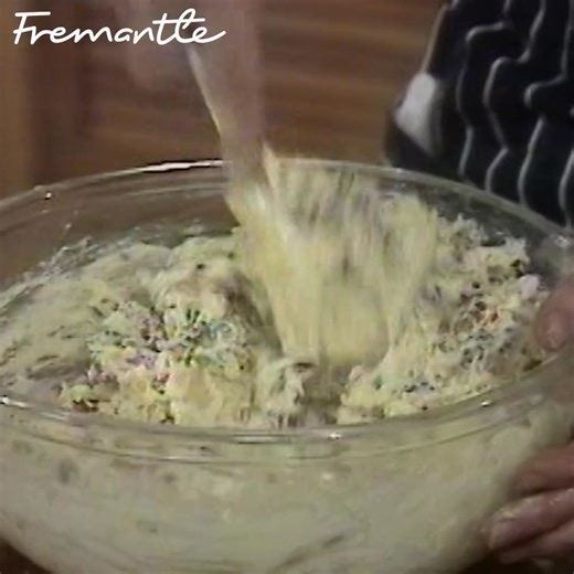 Dame Mary Berry shows us how to make her extraordinarily good fruitcake. Filmed for the Good Afternoon series in 1974. | Thames TV Archive