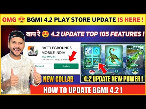 FINALLY 😍 Bgmi 4.2 Update Here | Bgmi 4.2 Update Features | Bgmi New Update | Gameplay