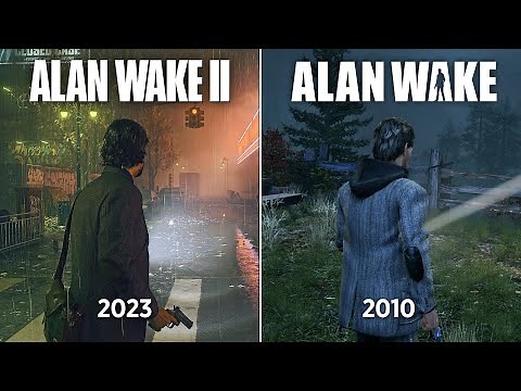 Alan Wake 2 vs Alan Wake - Physics and Details Comparison