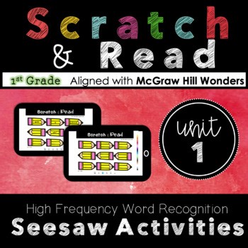 Sight Word Practice & 1st Grade High Frequency Words Activities | Unit 1