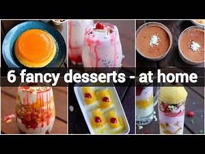 6 fancy dessert recipes you can make at home | simple dessert ideas for dinner party