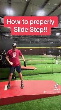 How to slide step as a baseball pitcher