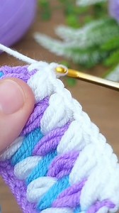 843K views · 15K reactions | Amazing  Easy 3 Color Crochet Pattern You’ll Fall in Love With! #crochet | Aslı ile El Sanatları | Facebook