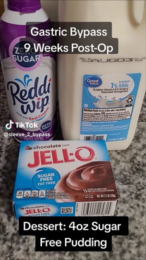 Sugar free pudding: *1 pack JELL-O Pudding *3 cups of skim milk * zero sugar Reddi Whip * whipped cream optional: protein powder mix for 2 minutes and serve#bariatriccommunity #gastricbypasssurgey ##bypassgastrico #bariatriccommunity #gastricbypasscommunity #weightlossjourney #vsgcommunitysupport #weightlossfood #jellopudding #lowcarbdessert
