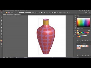 Create a Beautiful 3D Vase Using Revolve in Adobe Illustrator | Step-by-Step Tutorial