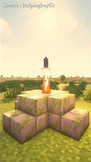 Cara Membuat Pedang Api Minecraft #build #building #minecraft #minecraftbuilding #shorts