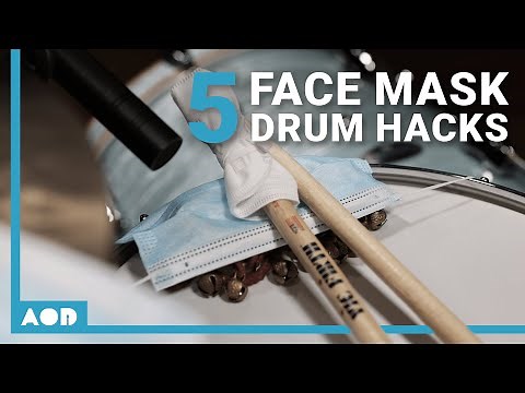 5 Simple Face Mask Drum Hacks | Finding Your Own Drum Sound