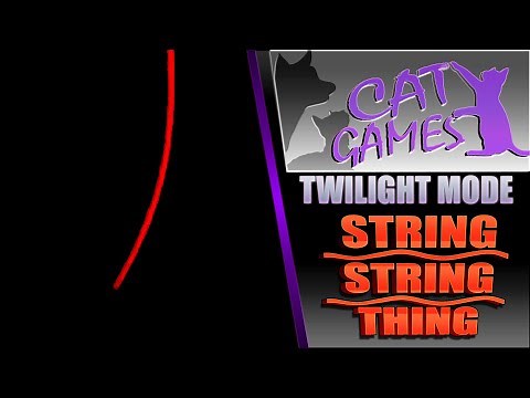 CAT GAMES - STRING STRING THING IN TWILIGHT MODE (FOR CATS ONLY)