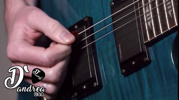 D'Andrea Snarling Dog Brain Nylon Guitar Picks 12 Pack with Tin Box (Green, 0.53mm)