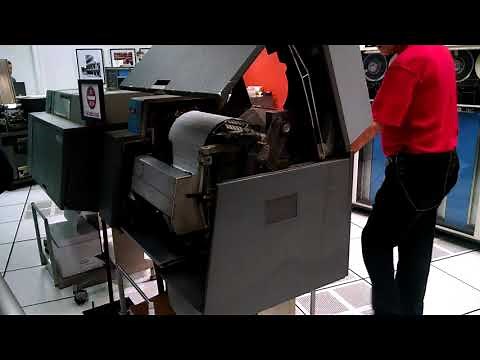 IBM 1403 Printer at the Computer History Museum
