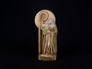 Saint Brigid Statue: Celtic Goddess, Irish Mythology, Ecological Ash Tree - Etsy