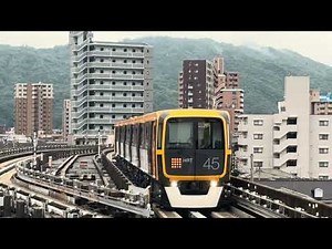 アストラムライン7045編成大町駅入線
