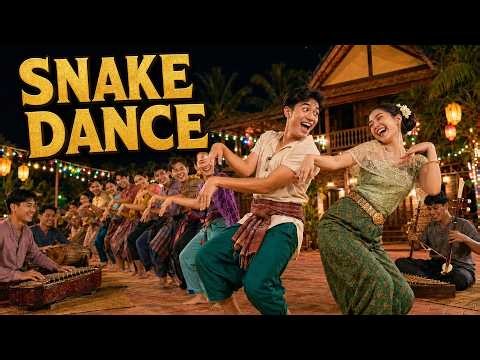 Snake Dance 🐍 | Funny Khmer Dance Song | Cambodian Music