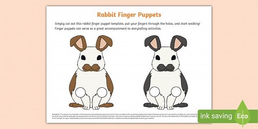 Rabbit Finger Puppets