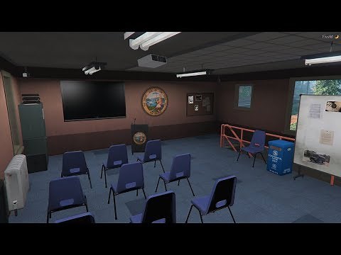 GTA V MLO Open Interior Sheriff Dept v1 Paleto Bay Overview by UncleJust