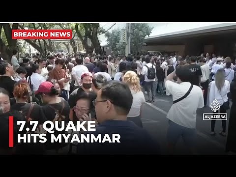 Two powerful earthquakes hit Myanmar