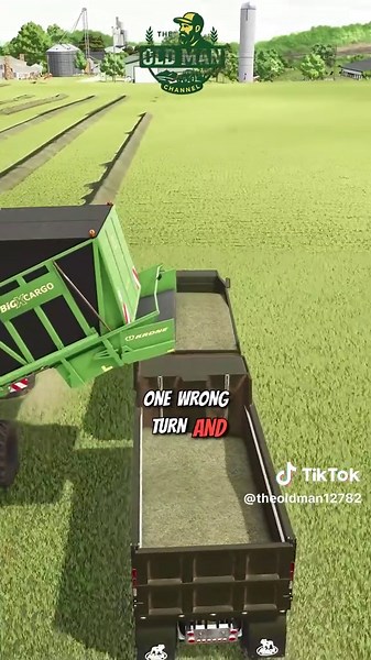 Precision Driving in a Hay Field: A Close Call
