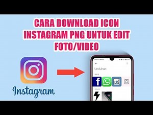 Cara Download Logo Ikon Instagram PNG Gratis Untuk Edit Foto Dan Video