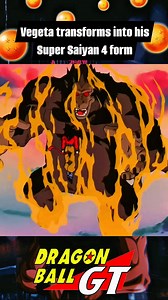 525K views · 7K reactions | Vegeta transforms into his Super Saiyan 4 form Dragon Ball GT #dragonball #dragonballz #anime #dragonballsuper #goku #dbz #dragonballdaima #dragonballzkai #dragonballgt #dbs Follow if you enjoy Dragon Ball, Dragon Ball Z , Dragon Ball Super & so on | MajinNutter | Facebook