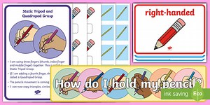 Grades 1 English - Handwriting - Display Pack:: Pencil Grip Development