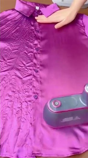 the stage of smoothing a shirt fabric using a modern scouring tool#automobile